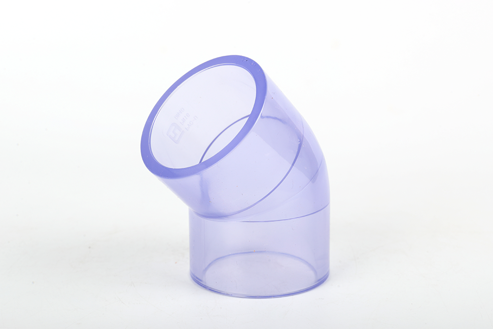 叠彩透明45° 弯头