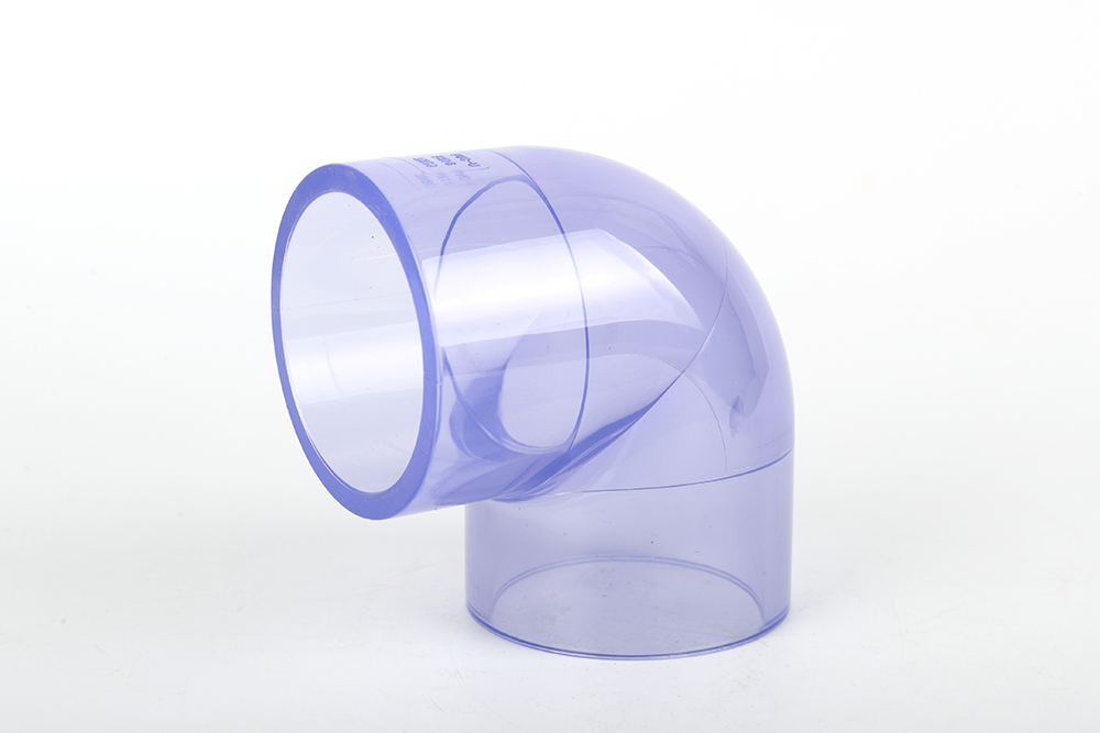 叠彩透明 90 度弯头